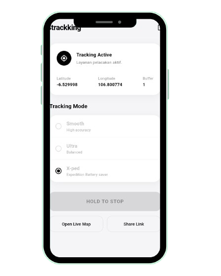 Strackking Mobile Tracking App